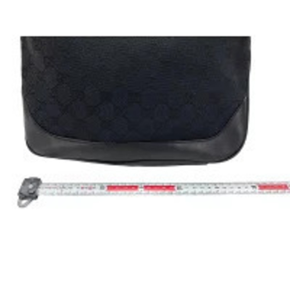 Gucci Handbag Bamboo Black Canvas GG Black